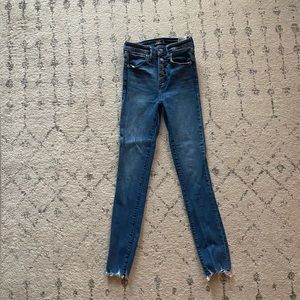 Abercrombie Simone High Rise Ankle Jeans